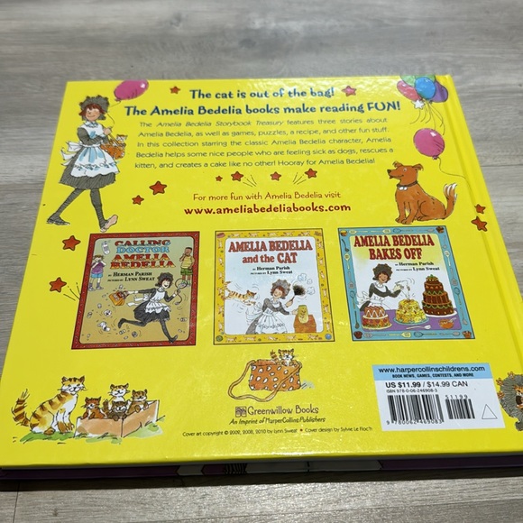 Amelia Bedelia Storybook Treasury- 3 stories in one book! - Picture 2 of 3